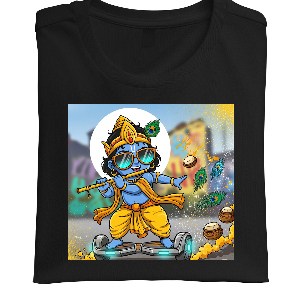 Krishna-Boy's Crew Neck  Tshirt