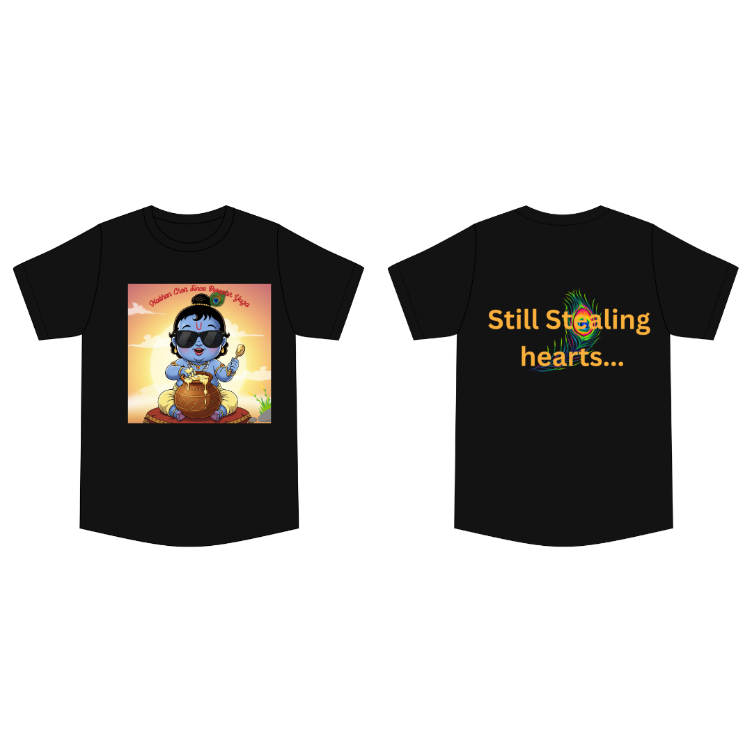 Krishna-Boy's Crew Neck T-Shirt