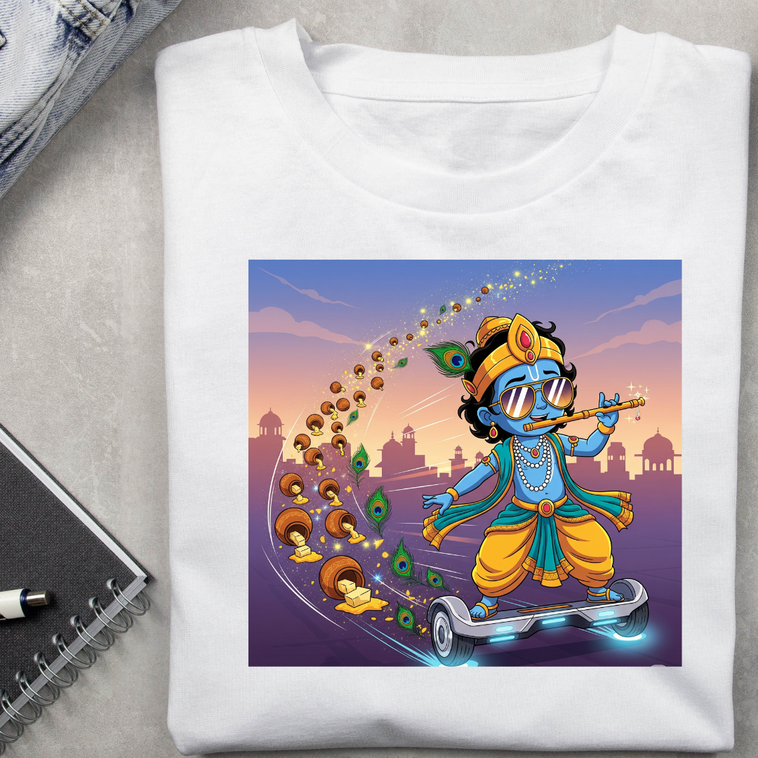 Krishna-Boy's Crew Neck T-Shirt
