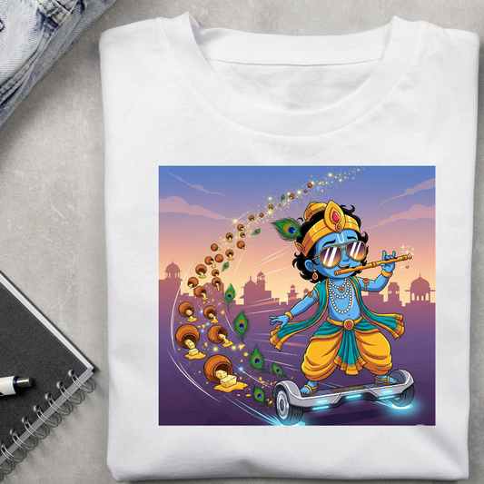 Krishna-Boy's Crew Neck T-Shirt